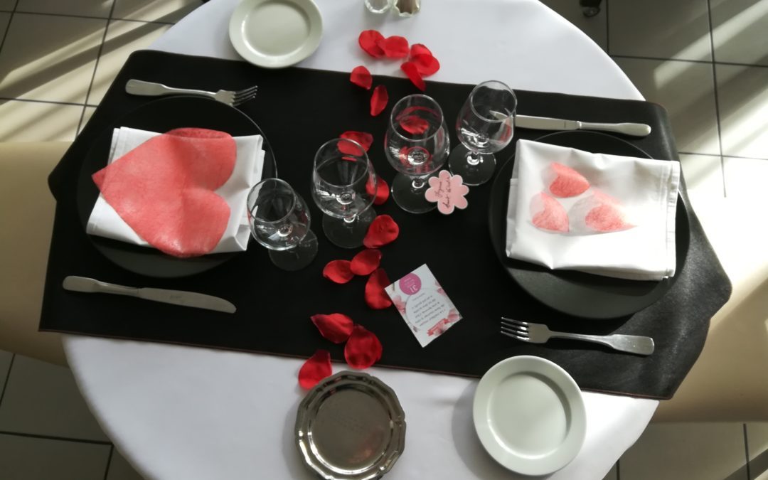 « SAINT VALENTIN » au resto d’application