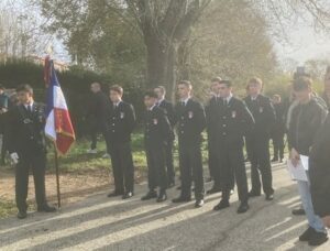 Cérémonie du 11 novembre 2023. Monument aux morts. Olonne-sur-Mer